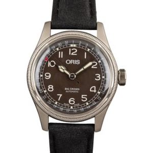 Oris Big Crown Pointer Date Leather Strap