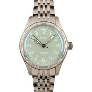 Oris Big Crown Pointer Date Stainless Steel Green Dial