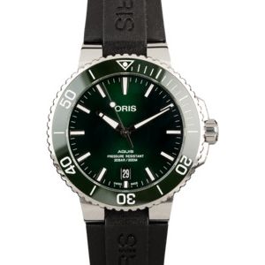 Oris Aquis Date Green Dial