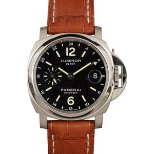 Panerai Luminor GMT Stainless Steel Black Dial