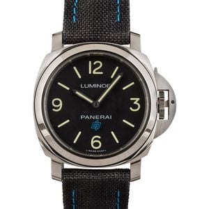 Mens Panerai Luminor Base Logo Stainless Steel