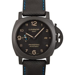 Mens Panerai Luminor GMT Black Dial