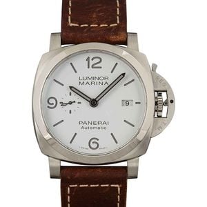 Mens Panerai Luminor Marina White Dial