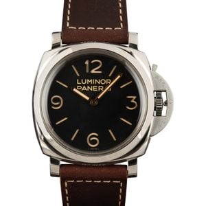 Panerai Luminor 1950 3 Days Stainless Steel Black Dial