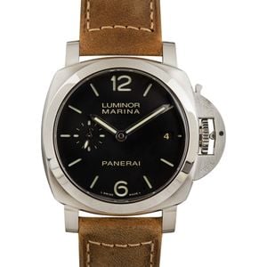 Pre-owned Panerai Luminor Marina Black Dial