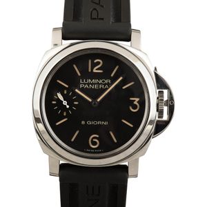 Pre-owned Panerai Luminor 8 Giorni Stainless Steel