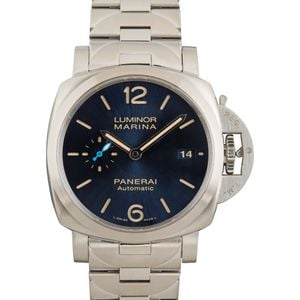 Pre-owned Panerai Luminor Marina Black Arabic Dial