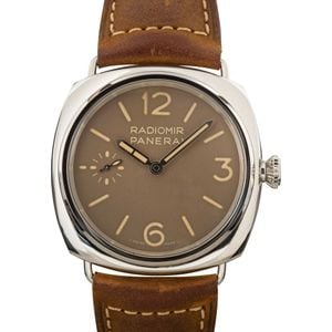 Panerai Radiomir Officine Stainless Steel on Leather Strap