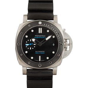 Panerai Submersible Steel on Rubber Strap