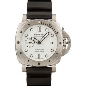 Panerai Submersible Bianco Stainless Steel