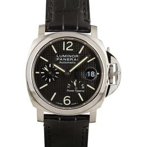 Panerai Luminor Power Reserve Clous de Paris Stainless Steel