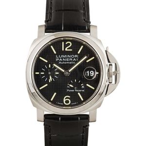 Panerai Luminor Power Reserve Clous de Paris Black Dial