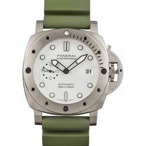 Panerai Submersible QuarantaQuattro Bianco Stainless Steel