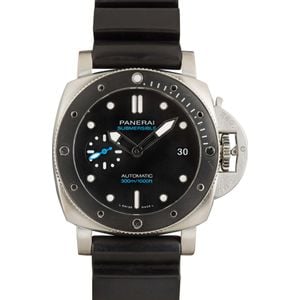 Panerai Submersible Steel on Rubber Strap