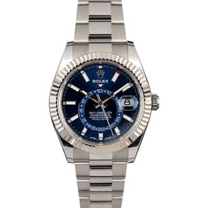 Unworn Rolex Sky-Dweller 326934 Blue Dial