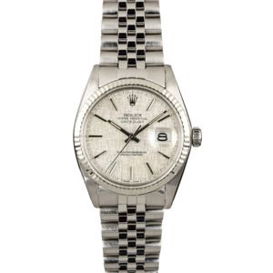 Rolex Datejust 16014 Linen Dial Dial