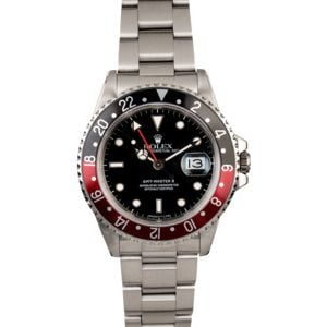 Certified Rolex GMT-Master II Ref 16760 Fat Lady Coke