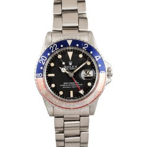 Vintage Rolex GMT 1675 w/ Pepsi Bezel Insert