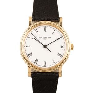 Pre-Owned Patek Philippe Calatrava Roman Dial