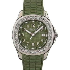 Ladies Patek Philippe Aquanaut Luce Green Dial