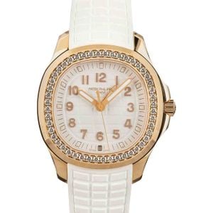 Ladies Patek Philippe Aquanaut Luce Travel Time 18k Rose Gold