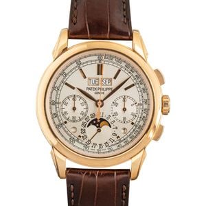 Patek Philippe Grand Complications Perpetual Calender Chronogragh Silver Dial