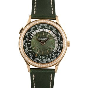 Patek Philippe Complications Rose Gold Olive Green Dial