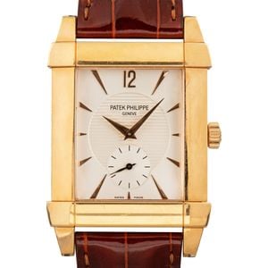 Patek Philippe Gondolo 18k Yellow Gold on Leather Strap