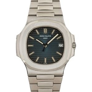 Patek Phillipe Nautilus Stainless Steel Blue Dial