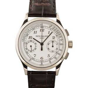 Patek Philippe Complications Chronograph 18k White Gold