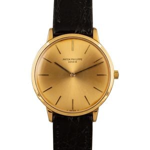 Pre-Owned Patek Philippe Calatrava 18k Yellow Gold