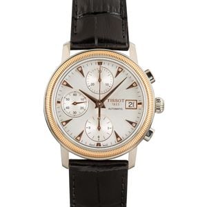 Tissot Bridgeport Chronograph Automatic Silver Diamond Dial