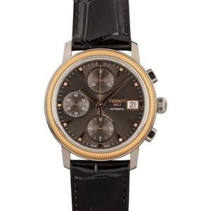 Tissot Bridgeport Chronograph Steel & 18k Rose Gold