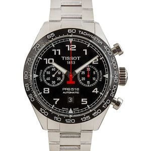 Tissot PRS 516 Automatic Chronograph Black Arabic Dial