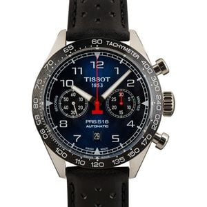 Tissot PRS 516 Automatic Chronograph Blue Dial