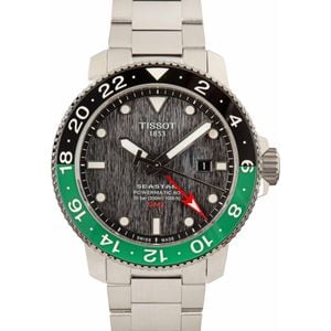 Tissot Seastar 1000 Powermatic 80 GMT Green & Black Bezel