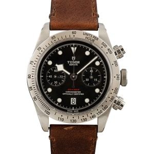 Tudor Black Bay Chrono 79350 Black Dial