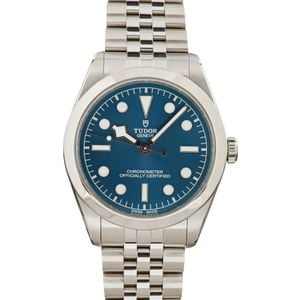 Pre-owned Tudor Black Bay 36 Ref 79640 Blue Dial