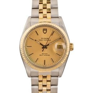 Mens Tudor Prince OysterDate Two-Tone