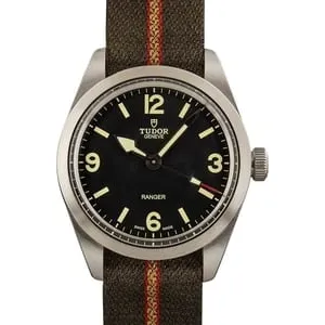 Tudor Ranger 79950 Stainless Steel on Fabric Strap